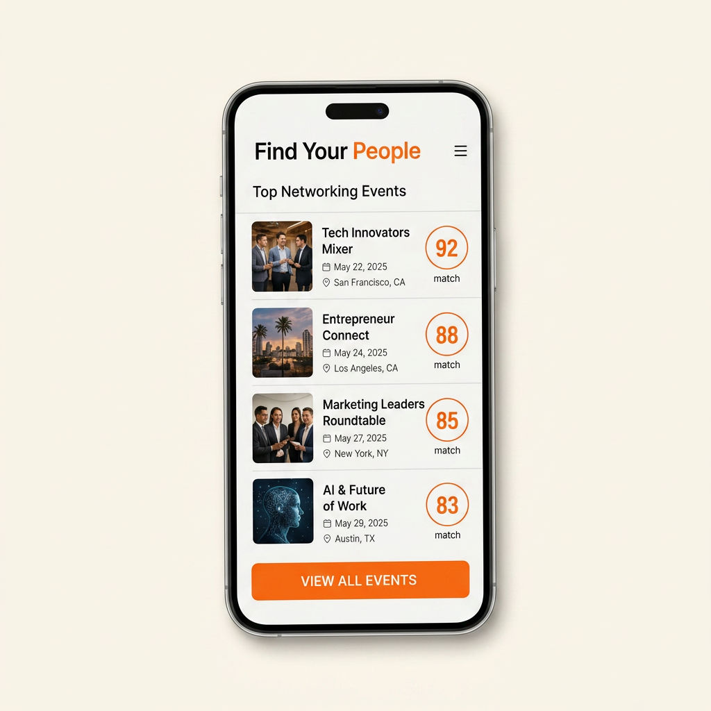 Connect to Your Networks — interactive AI lead capture demo